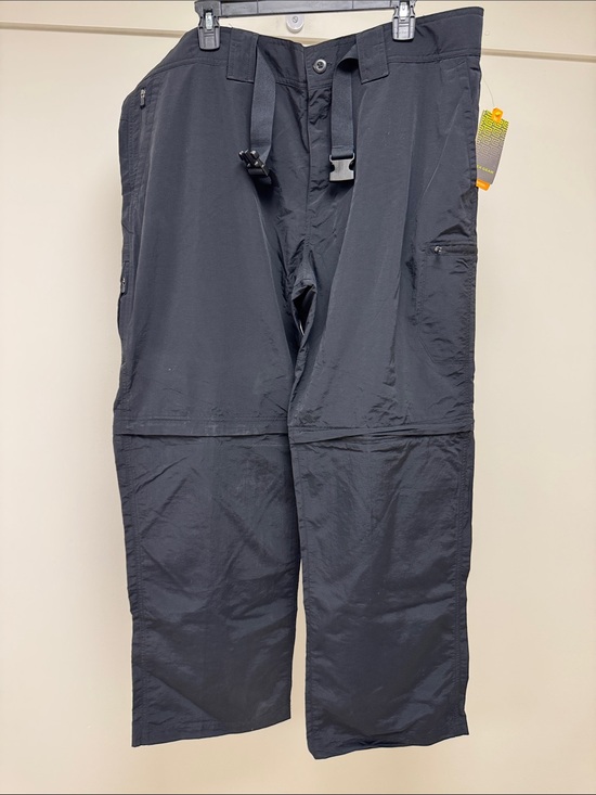 Tek Gear Other - tek gear Black Men's Convertible Cargo Pants with Quick-Adjust Belt